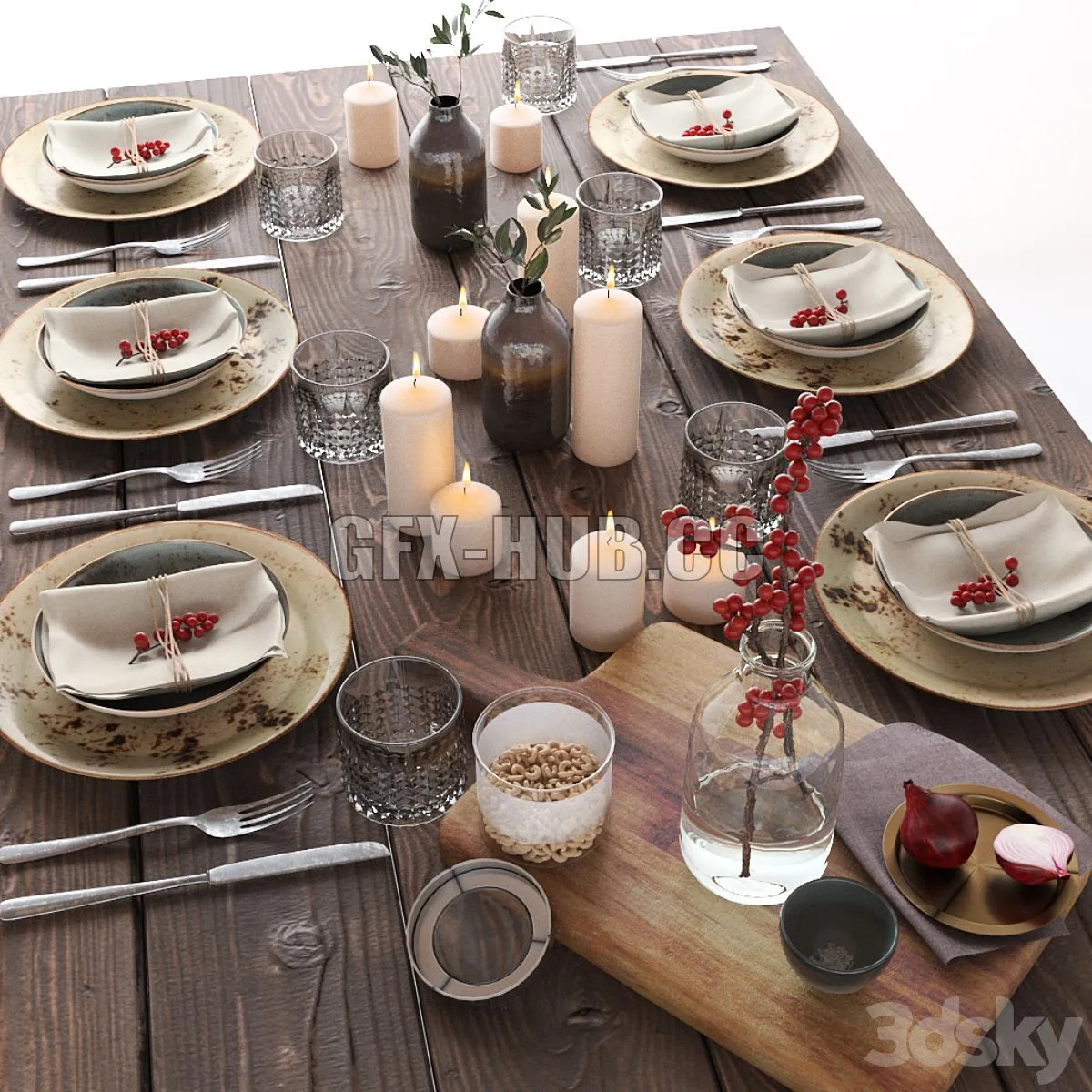 Steelite craft dinnerware 3dsMax Model