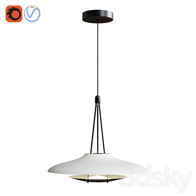 Stellar Works – Haro Pendant 3DS Max Model