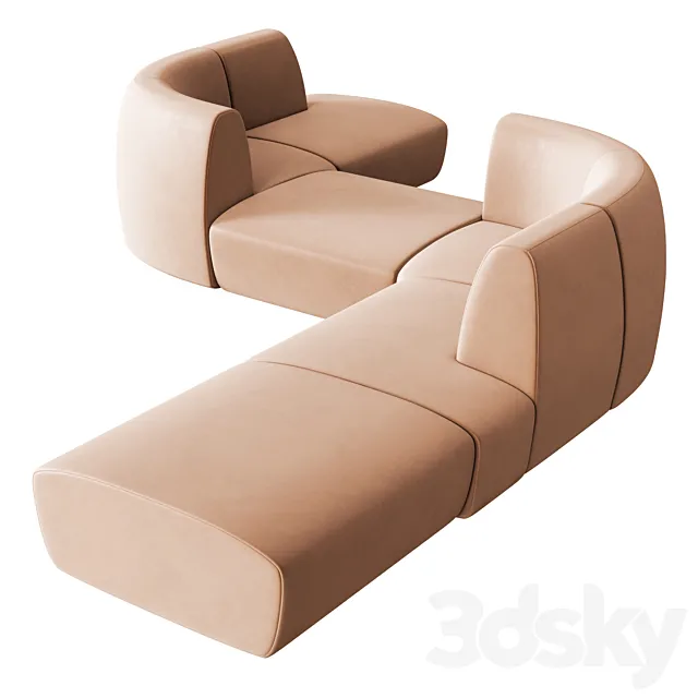Stellar Works – Infinity Sofa Option3 3ds Max