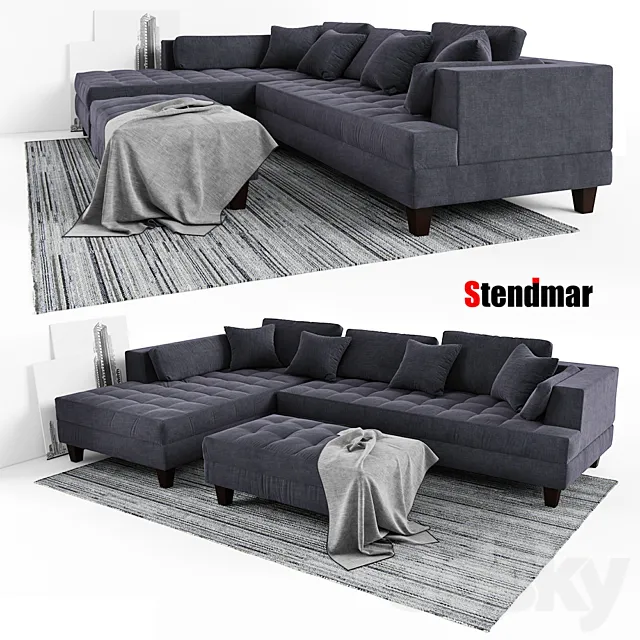 STENDMAR Sofa Set S168LDG 3DSMax File