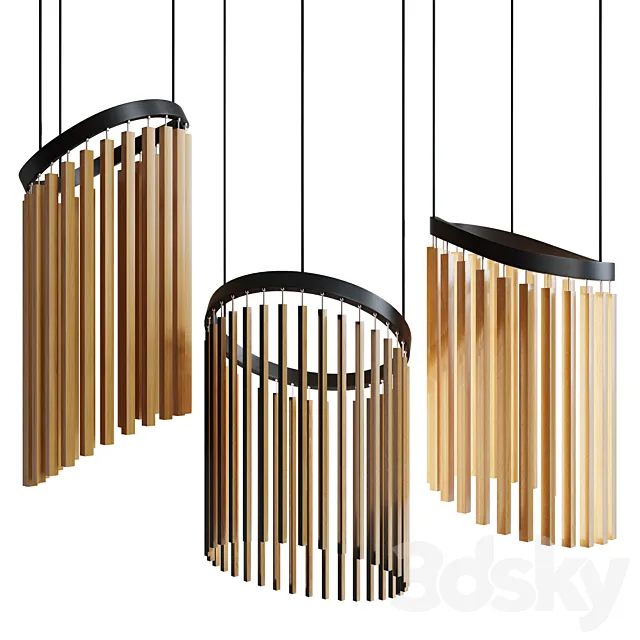 Stickbulb chime 3DS Max Model