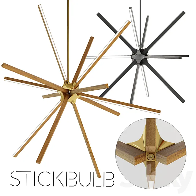 Stickbulb Double Boom 3ds Max