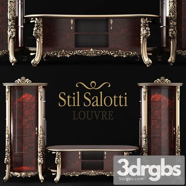 Stil salotti louvre 2 3dsmax Download