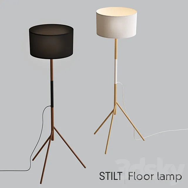 Stilt Floor lamp 3DSMax File