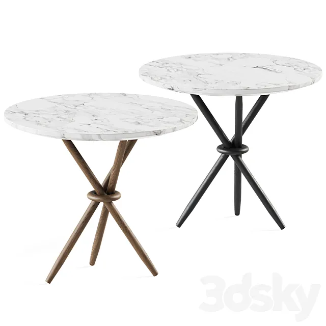 Stix Side Table Marble by Magnus Long 3ds Max