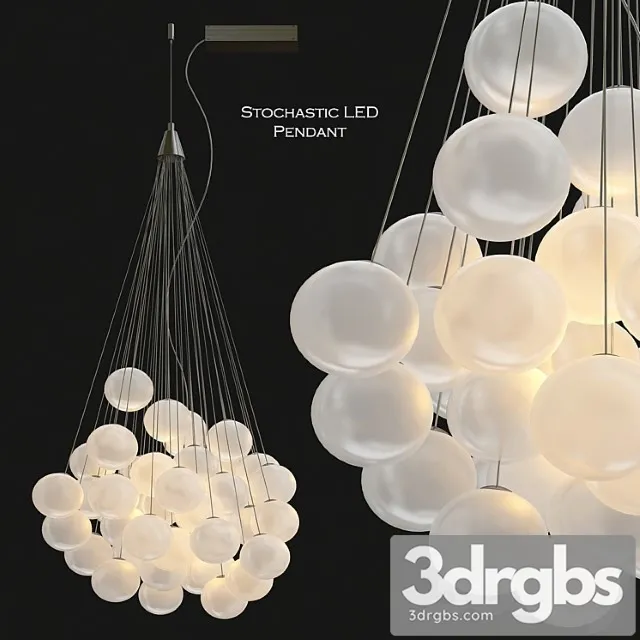 Stochastic led pendant light by luceplan