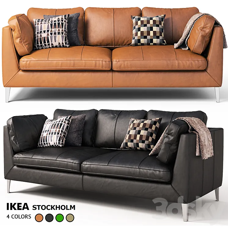 Stockholm Ikea sofas \/ STOCKHOLM Ikea 3DS Max