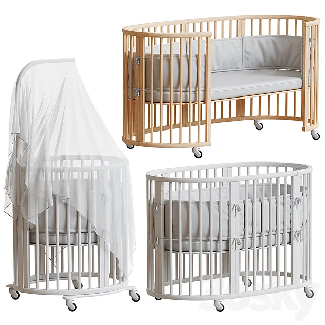 Stokke children’s bed 3ds Max