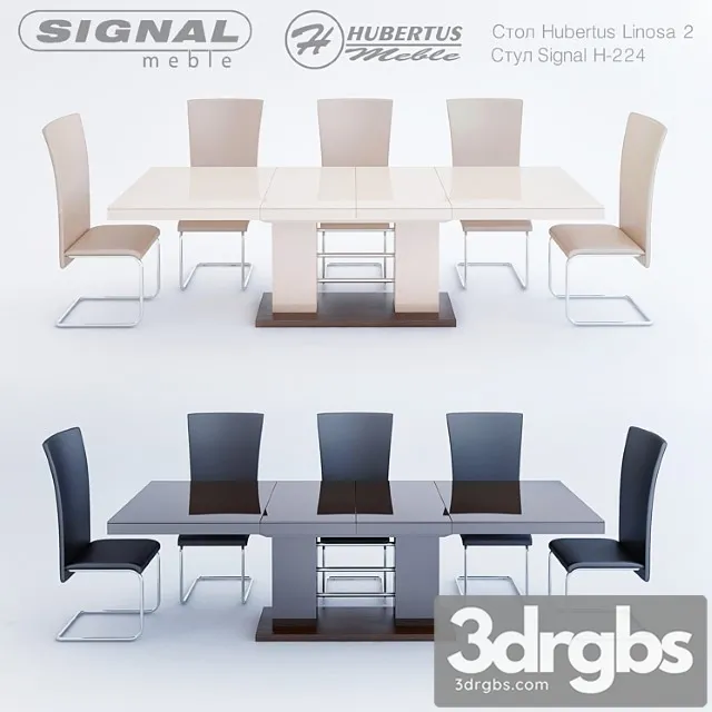 Stol Linosa 2 Hubertus Meble Stul H 224 Signal 3dsmax Download
