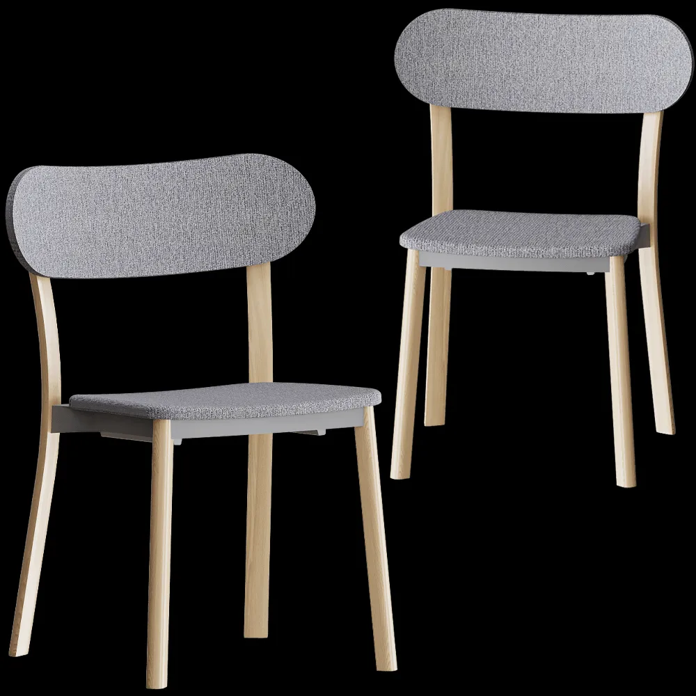 Stolab – Chair Hundranian Upholstered Seat & Back 3ds Max
