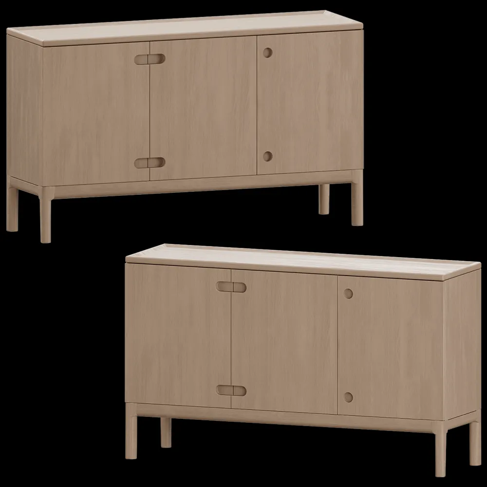 Stolab – Sideboard Low Oak Prio 3ds Max