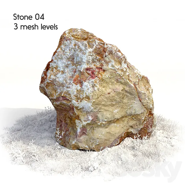 Stone 04 3ds Max