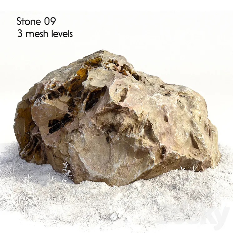 Stone 09 3DS Max