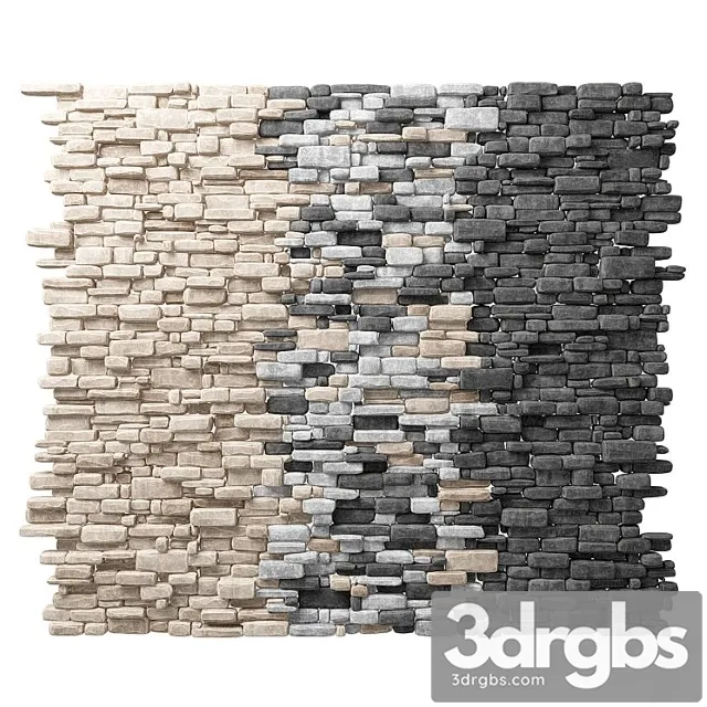 Stone brick for decoration 3dsmax Download