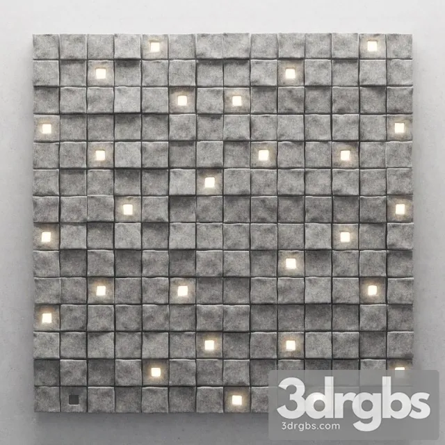 Stone Cube Panel Two 3dsmax Download