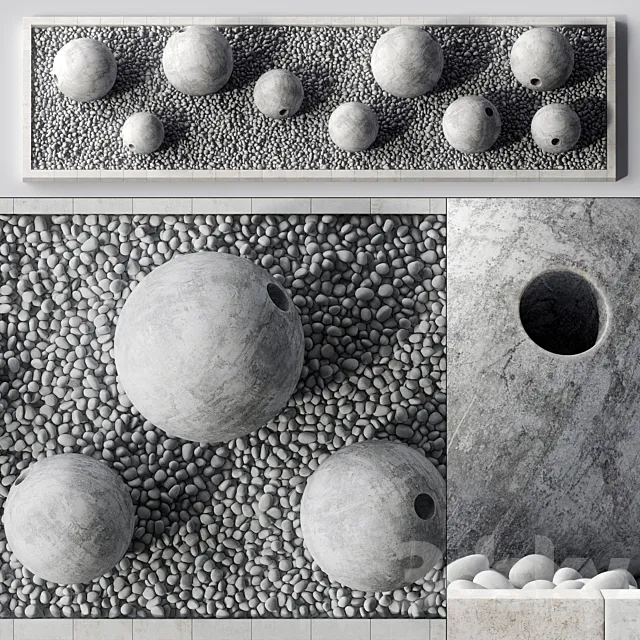 Stone decor n22 3ds Max