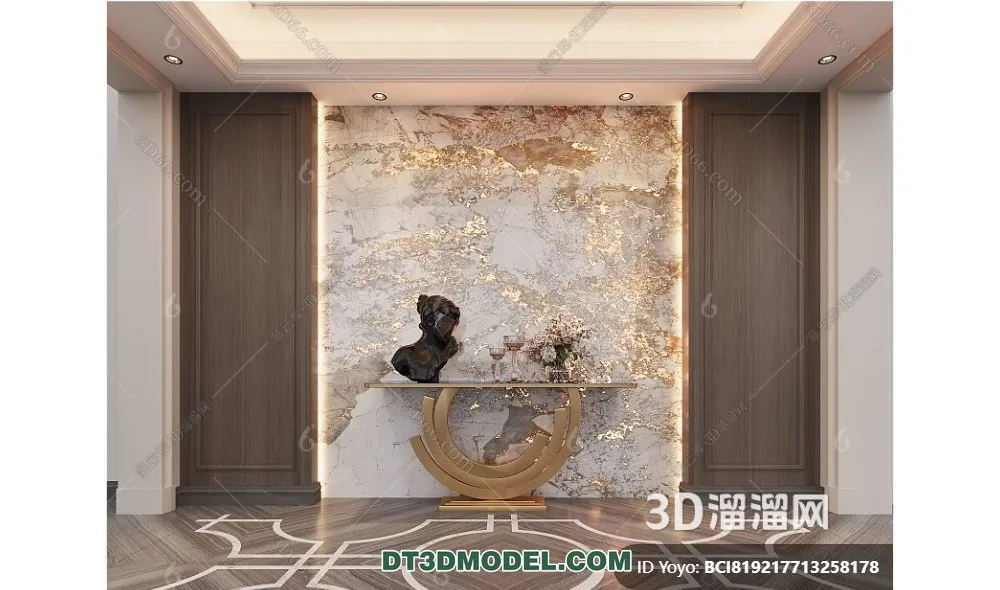 Stone for Interior Decoration – 3DS Max Models – 012