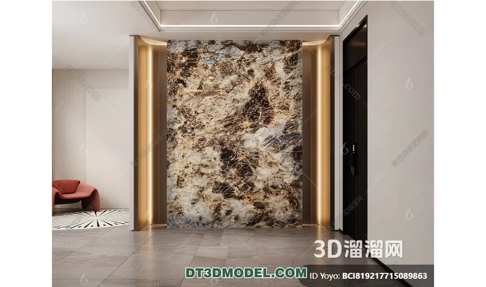 Stone for Interior Decoration – 3DS Max Models – 017