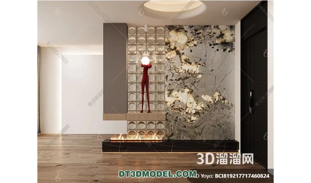 Stone for Interior Decoration – 3DS Max Models – 028