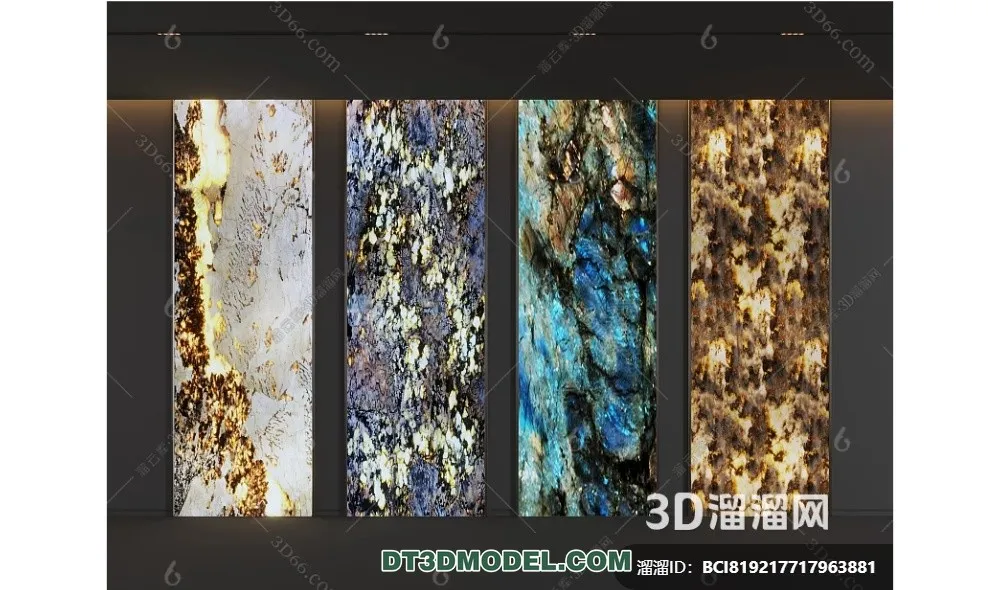 Stone for Interior Decoration – 3DS Max Models – 030