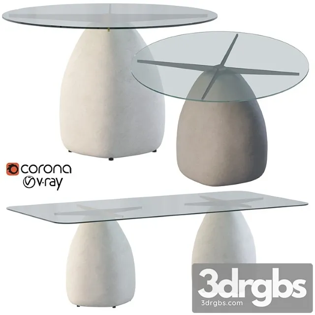 Stone gray dining tables cb2