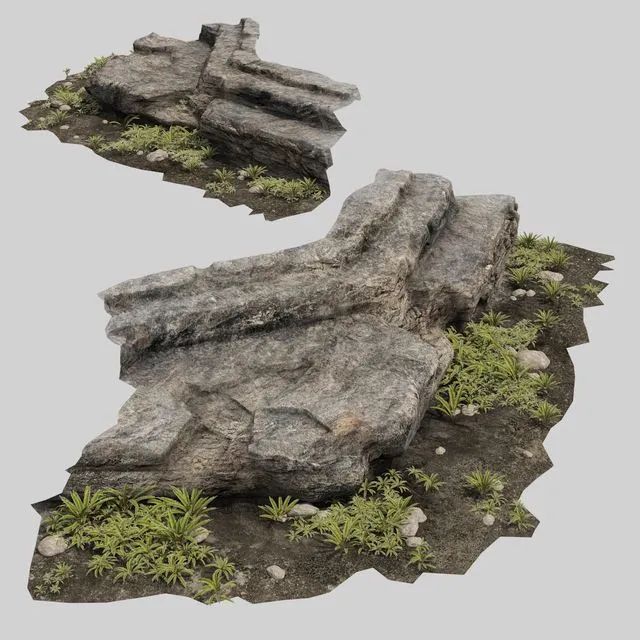 Stone L02 (Composite Model) 3dsMax Model