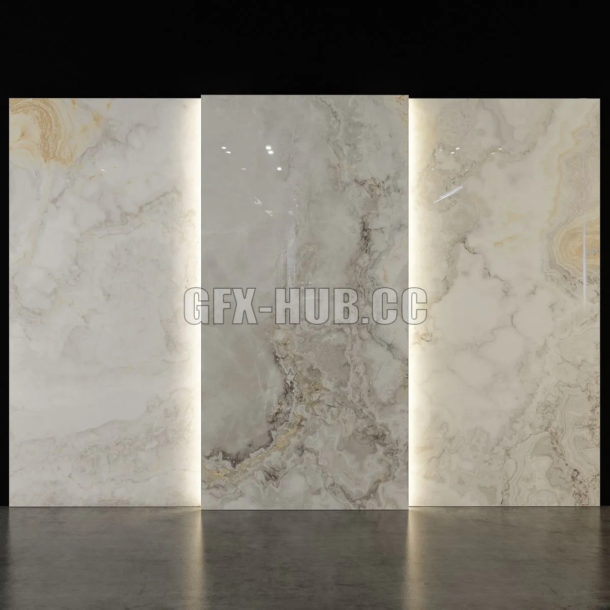 Stone Marble set 98 3dsMax Model