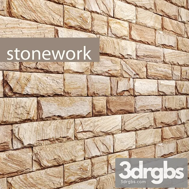Stone Masonry Slate Stone Stone Wall Wild Stone 3dsmax Download