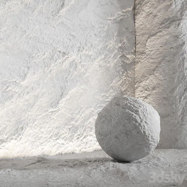 Stone material rock 32 3dsMax Model