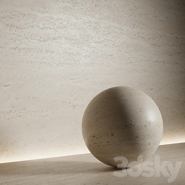 Stone material travertine pbr seamless 3ds Max