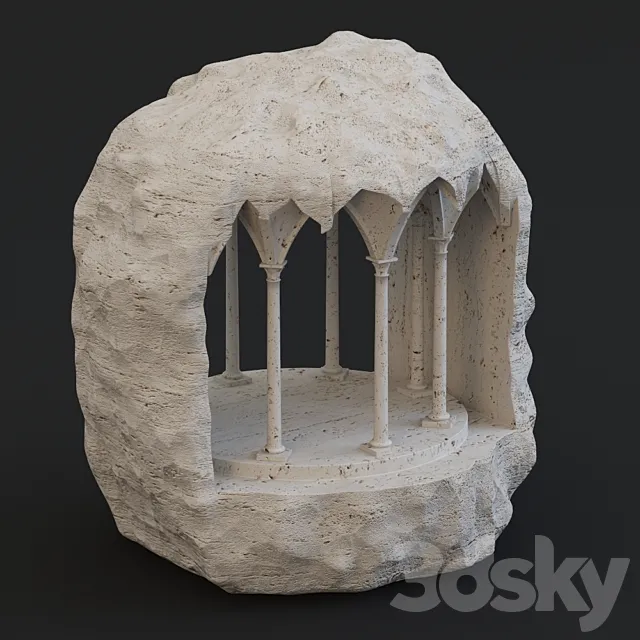 Stone Sculpture 3DSMax File