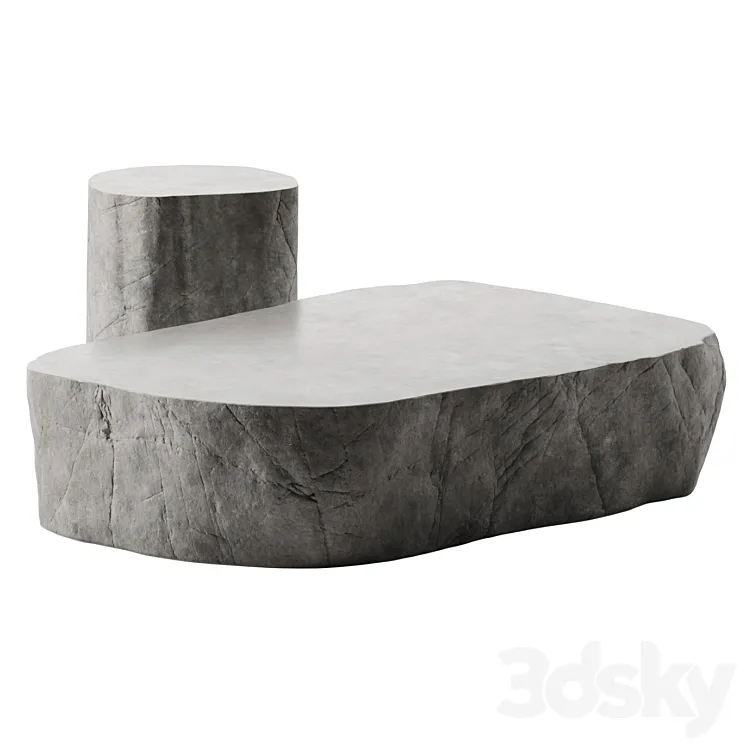 Stone table 1 3DS Max