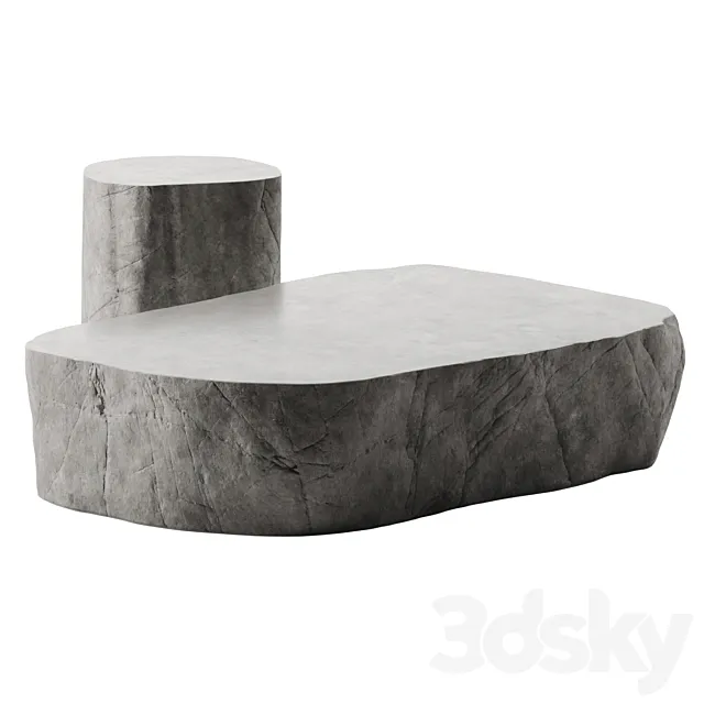Stone table 1 3DSMax File