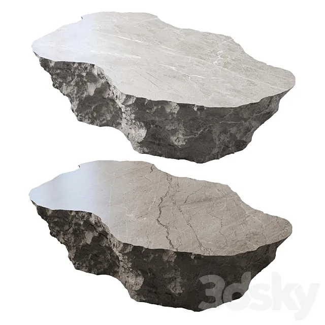 Stone table №3 3DS Max Model