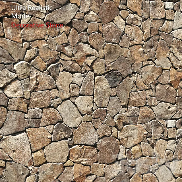 Stone Wall 1 3DS Max Model