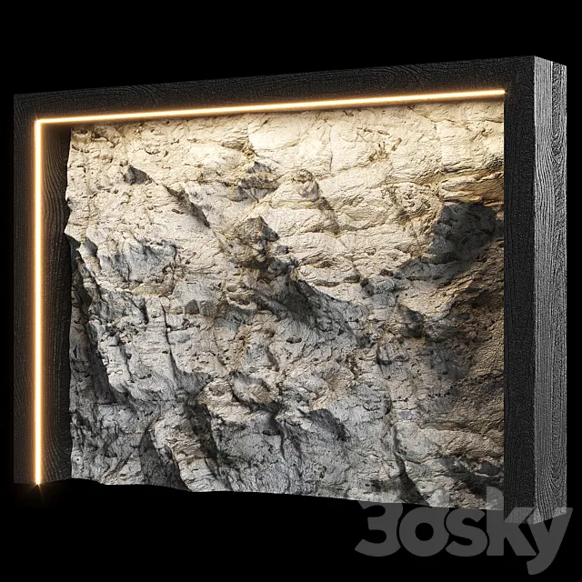 stone wall 3ds Max
