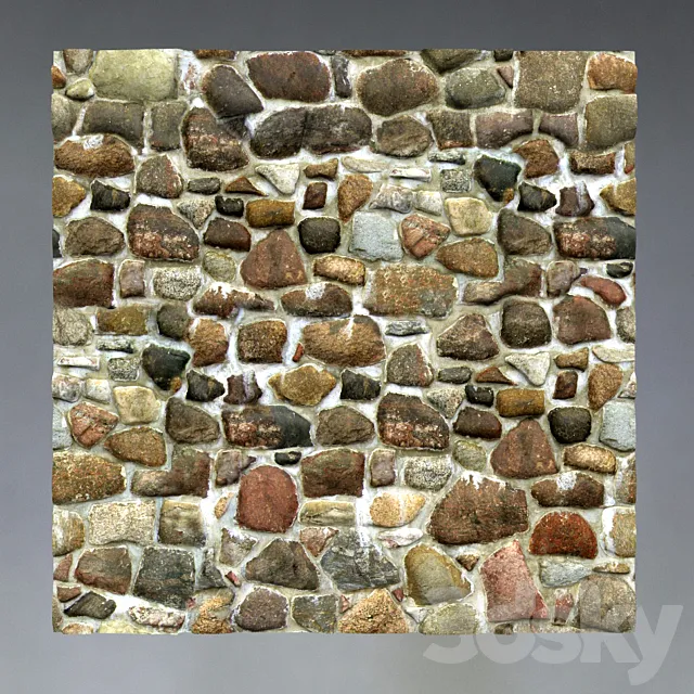 stone wall 3DSMax File