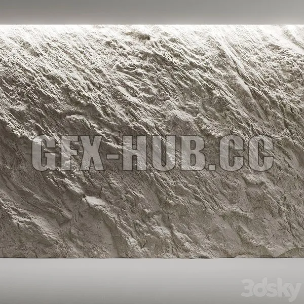 Stone Wall 5A 3dsMax Model
