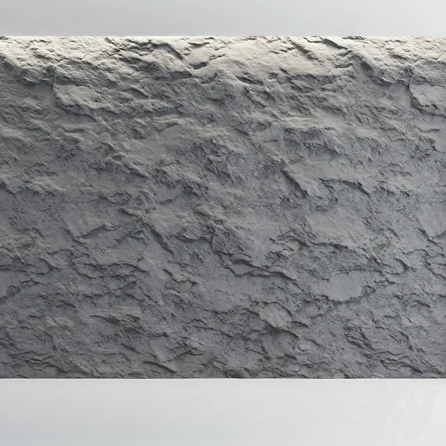 Stone Wall 7 3DS Max Model