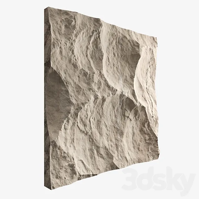 Stone wall_13 3ds Max