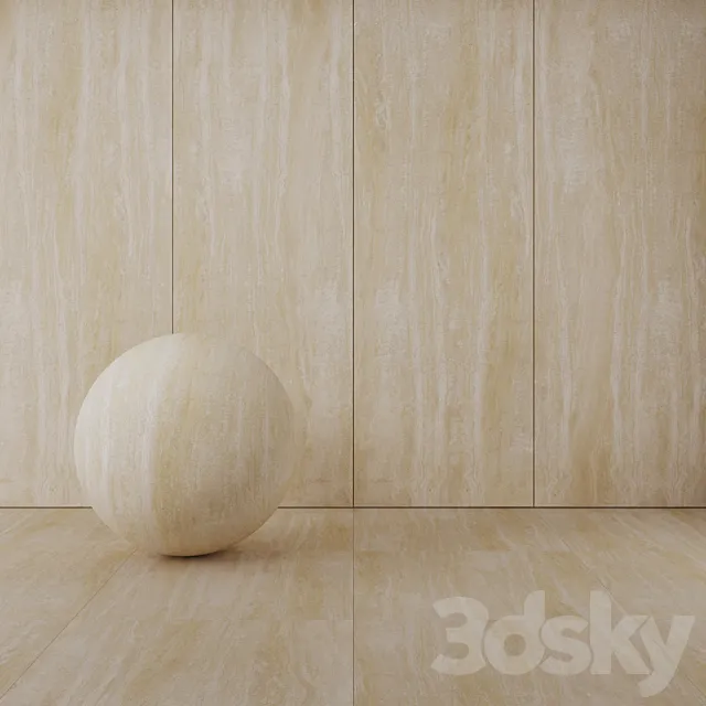 Stone_02_Travertine 3ds Max