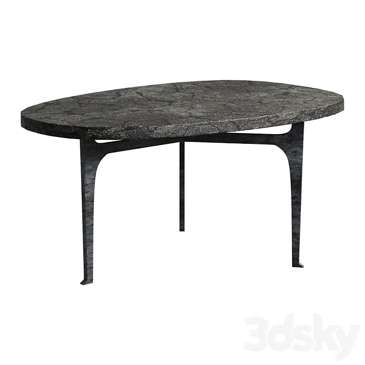 Stonehenge coffee table with stone top Coffee table coffee table 3DS Max Model