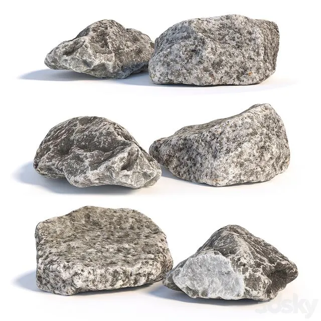 Stones 138 3dsMax Model