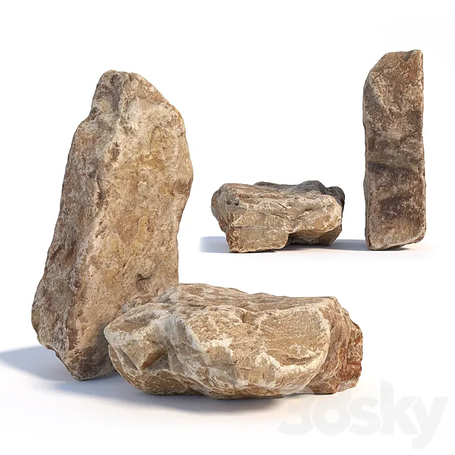 Stones 142 3DSMax File