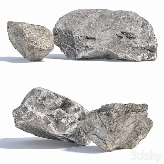 Stones 242 3dsMax Model