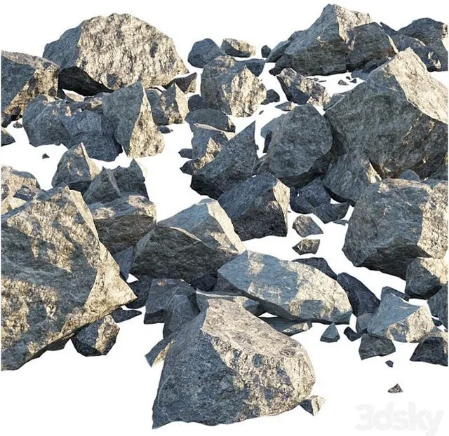 Stones 3dsMax Model