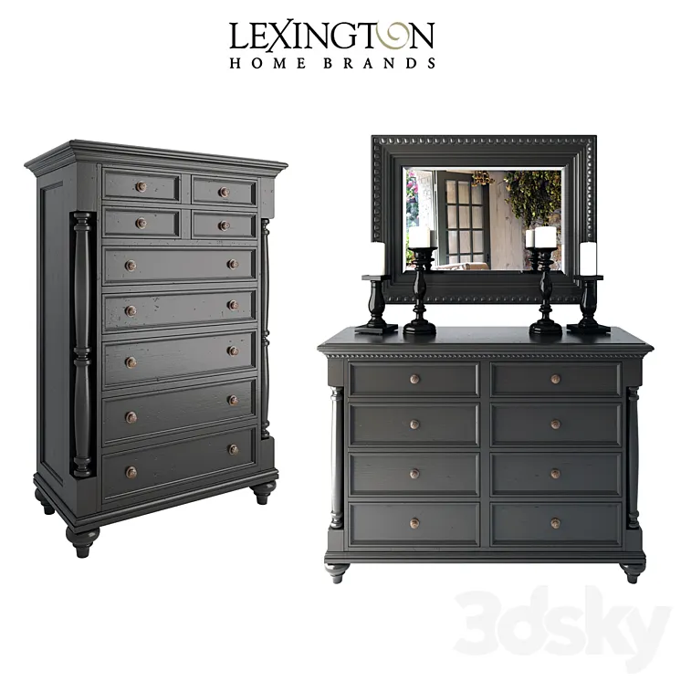 STONY POINT CHEST and DRESSER 3DS Max
