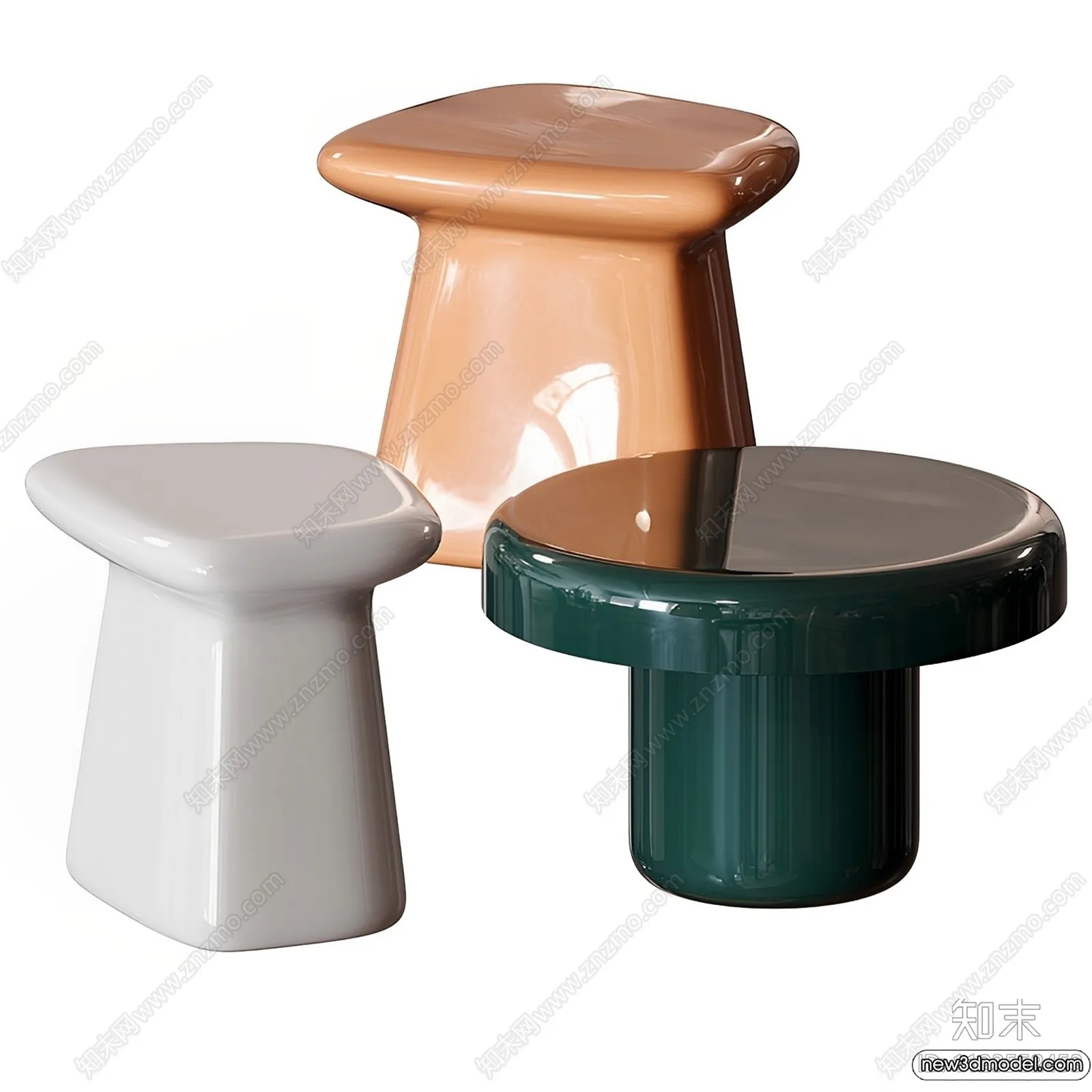 Stool – Bar Chair – 3D Models – 3D Furniture Models for Interior – 010