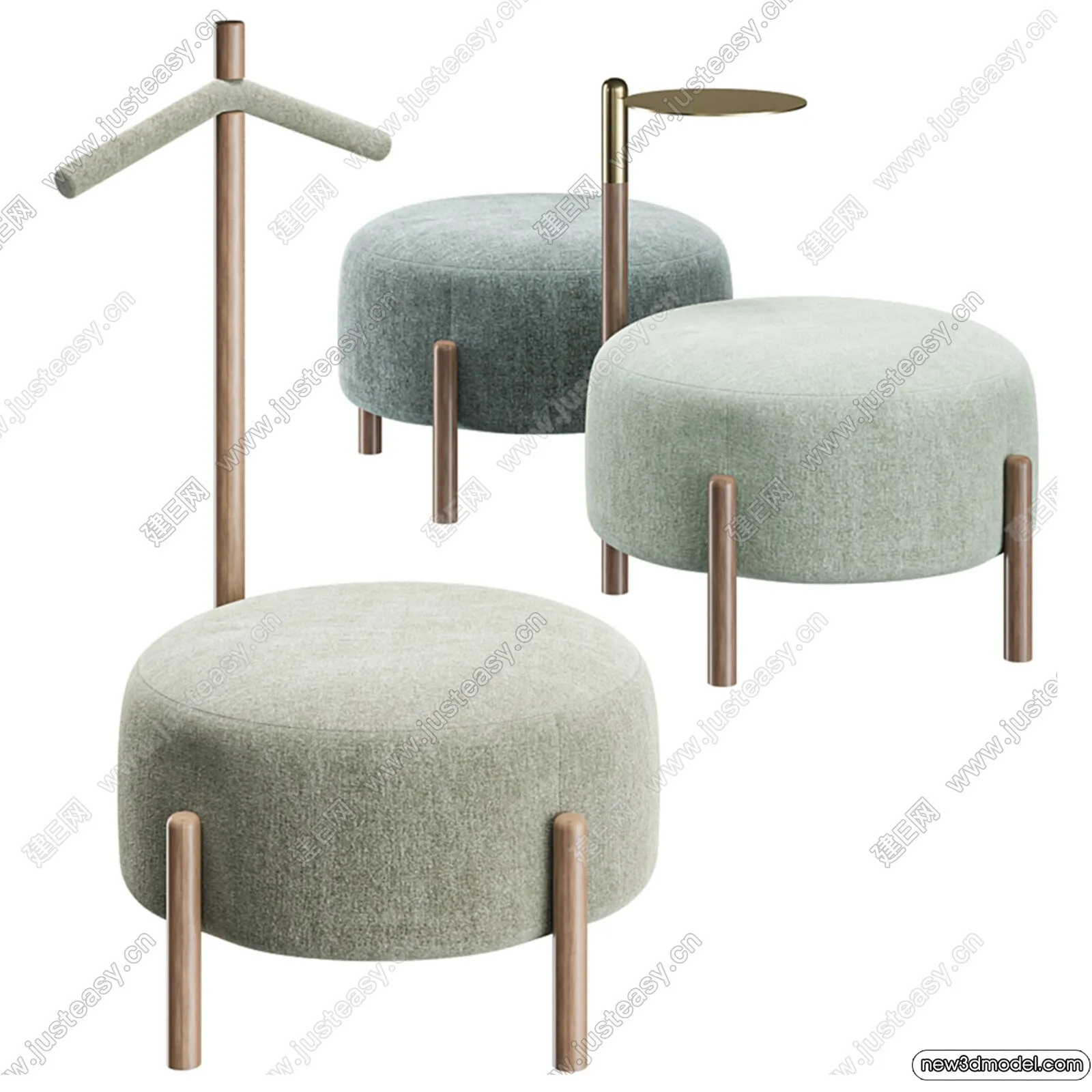 Stool – Bar Chair – 3D Models – 3D Furniture Models for Interior – 028