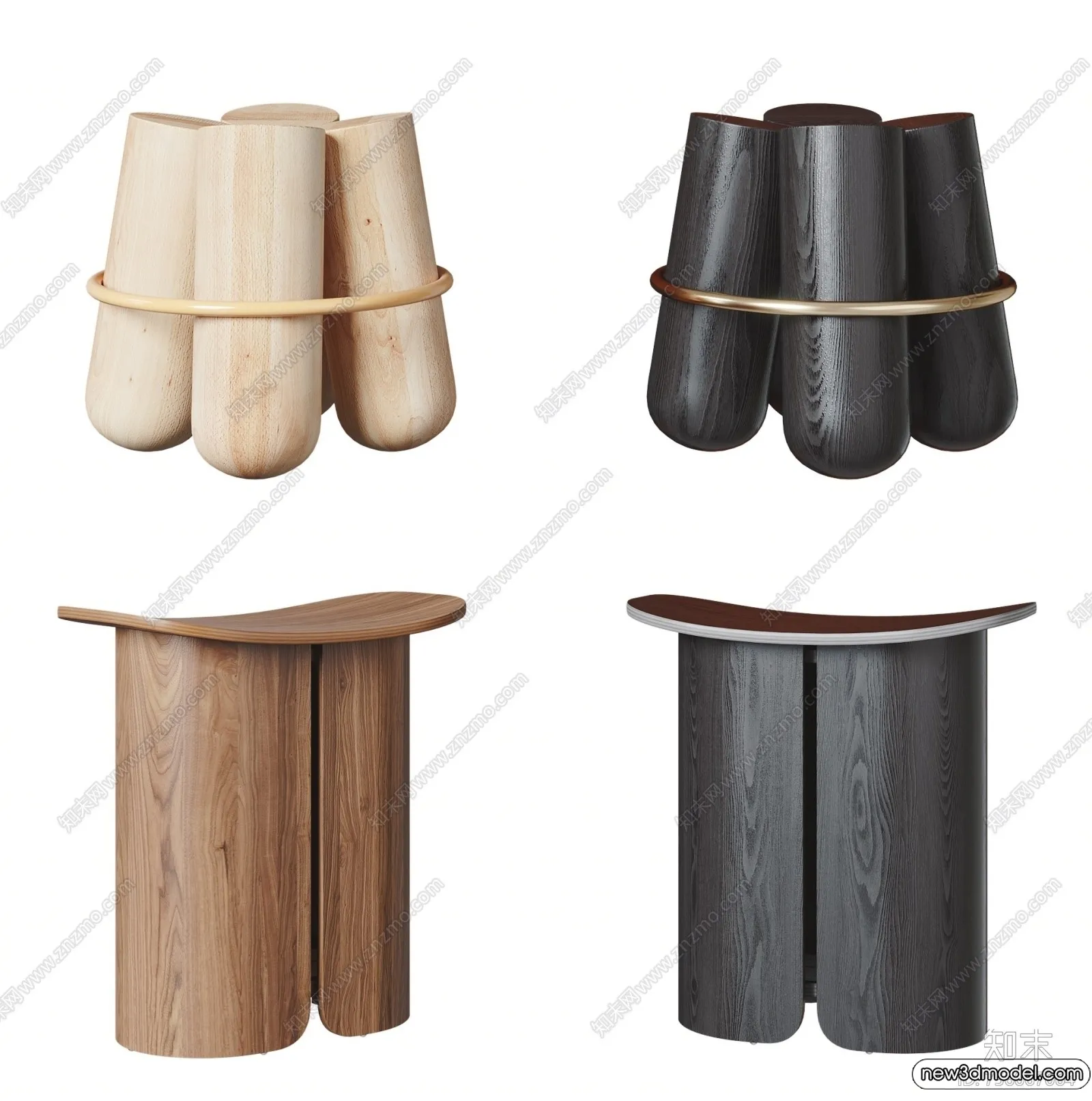 Stool – Bar Chair – 3D Models – 3D Furniture Models for Interior – 095